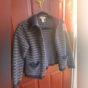 Vintage Eddie Bauer Wool Cropped Cardigan